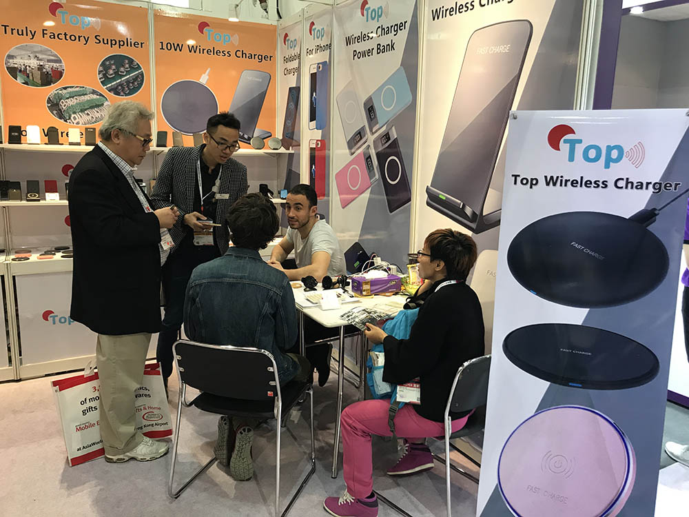 TopWirelessCharger HongKong Electronics Fair