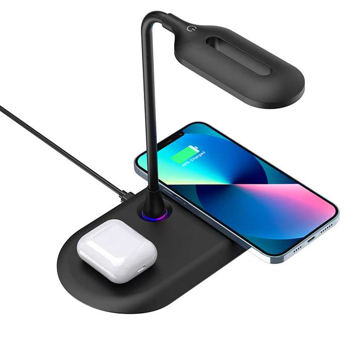 Dual Wireless Charger With LED