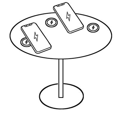 Desk Embeded Wireless Charger Manufacturer