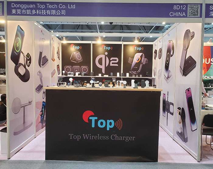 Wireless Charger Supplier On HK Electronics Show