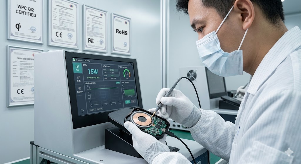 Top Charger Factory Quality Control Testing Process
